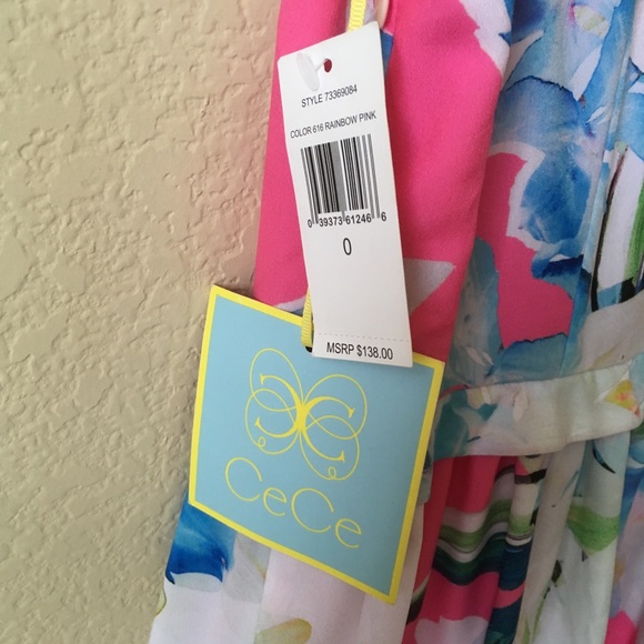 NWT CeCe Floral Dress - Picture 4 of 5